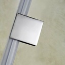 ShowerDoor NanoShield - Paño Fijo 600mm + Puerta 600mm. H=1500mm Esp= 8mm