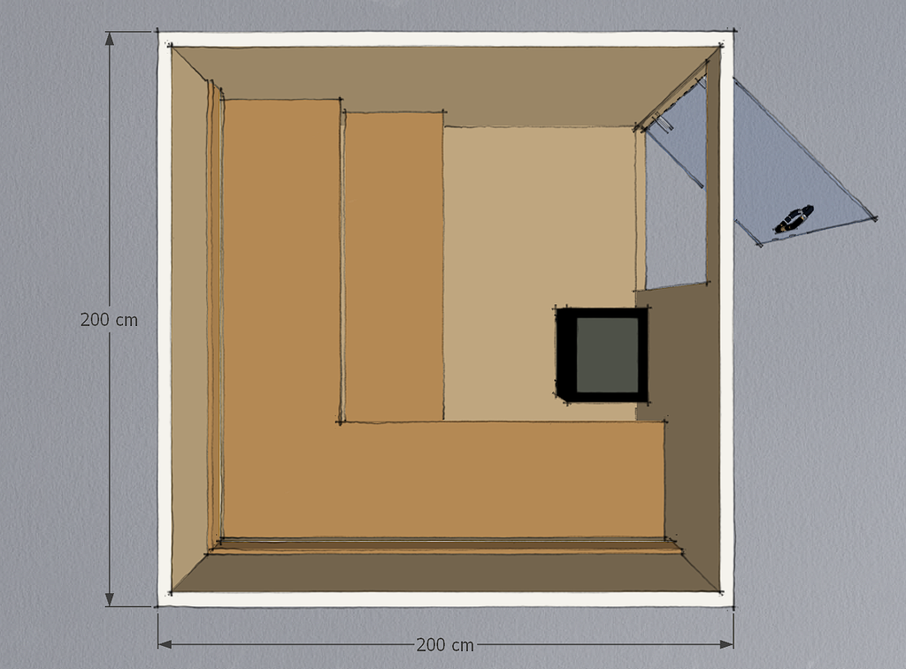 Cabina de Sauna Seco (200x200x220cm)