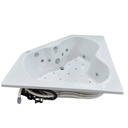 Hidromasaje Bermuda - 150x150x45cm - Terapia Combinada - Motor Derecha